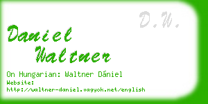 daniel waltner business card